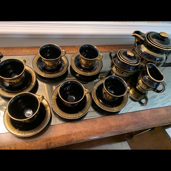 24K Gold Tea Set from Greece - Picture 5 of 8